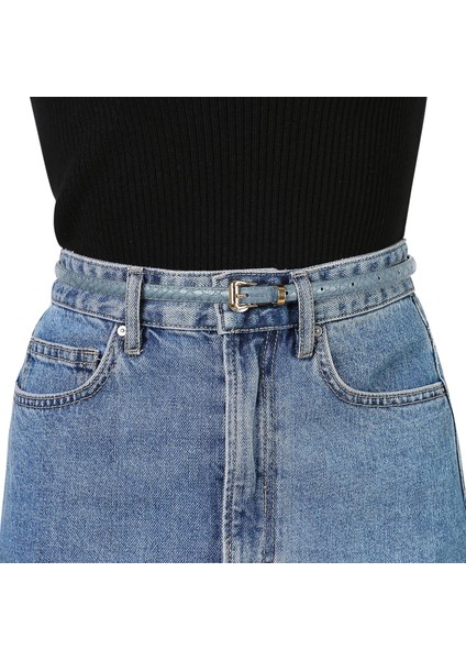 Bayan Sıska Kabartmalı Deri Kemerler Kot Elbiseler Pantolon Için Alaşım Pin Tokalı Kemer (Yurt Dışından) fırsatları