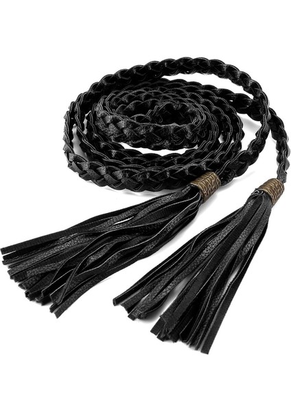 Kadın Püskül Örgülü Bel Kemeri Elbise Için Sıska Dokuma Kemer (Yurt Dışından) modelleri