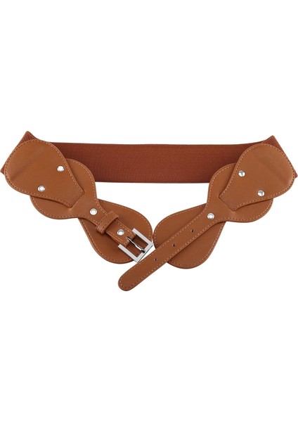 Kadın Vintage Bel Kemeri Elastik Streç Cinch Kemer Moda Elbise Kemeri Retro Korse Bant Korse Bayanlar (Yurt Dışından) fırsatları