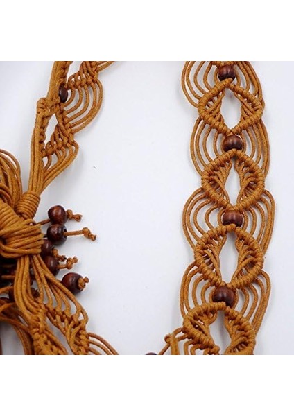 Kadın Bohem Tarzı Ip Örgü Bel Kemeri (Yurt Dışından) modelleri