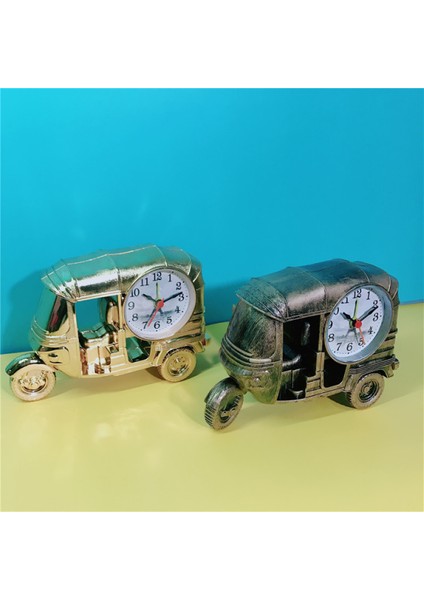 Kişiselleştirilmiş Zamanlama Hatırlatıcılı Ilkokul Retro Üç Tekerlekli Bisiklet Şeklindeki Çalar Saat, Siyah, 7 Inç × 4,72 Inç (Yurt Dışından)