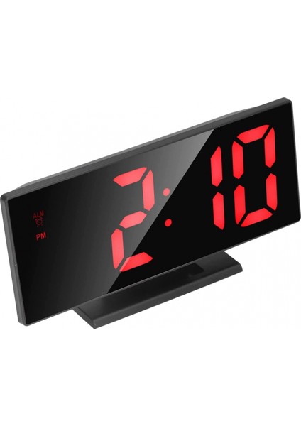 Dijital Çalar Saat, Ayna Tasarımı Düşük Maliyetli Çalar Saat Sıcaklık Ölçümü Işlevi Ofis Için Ev (Yurt Dışından)