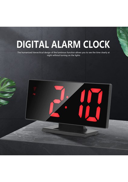 Dijital Çalar Saat, Ayna Tasarımı Düşük Maliyetli Çalar Saat Sıcaklık Ölçümü Işlevi Ofis Için Ev (Yurt Dışından) modelleri