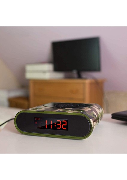 Hedef Uyandırma Çalar Saati, Yaratıcı Atış Alarmı Kişiselleştirilmiş 12 Saatlik Dijital Ekran, Uyuyanlar Için Uygun, Erkekler ve Kızlar Için (Kamuflaj) (Yurt Dışından) fırsatları