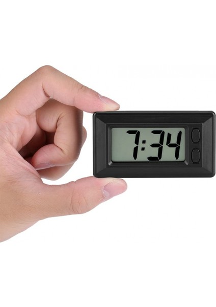 LCD Dijital Saat Tablosu Araba Panosu Masası Elektronik Saat Tarih Saat Takvim Ekranı (Yurt Dışından)