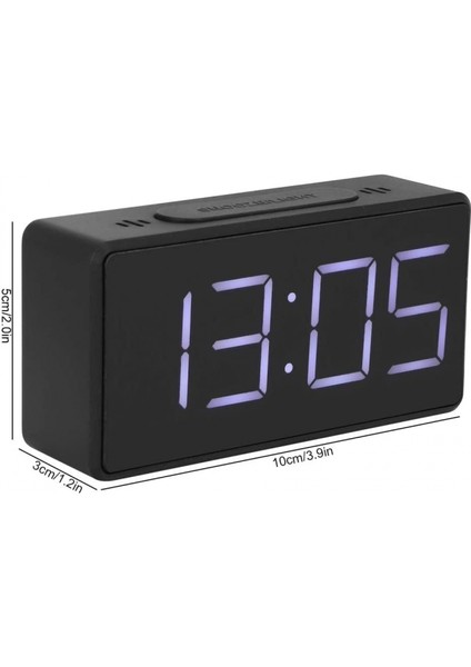 Masa Saati, Ofis Ev Çok Işlevli Destek Erteleme Işlevli Saat (Siyah) (Yurt Dışından) fırsatları