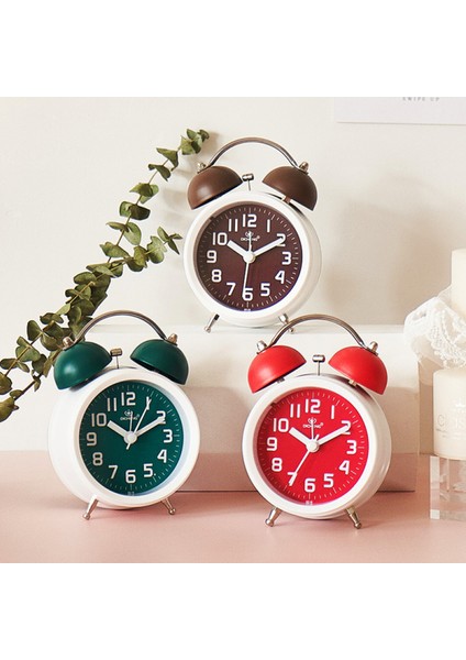 5 Inç Iskandinav Tarzı Saat Basit Çan Küçük Çalar Saat Öğrenme Çocuklar Için Başucu Saat Gece Lambası (Yurt Dışından) modelleri