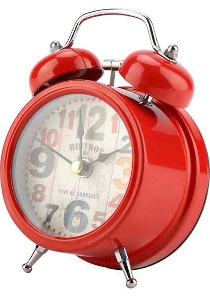 Küçük Hafif Mini Pençe Makinesi Çalar Saat, Yatak Odası Ev Masası Için Mini Çalar Saat Kırmızı (Yurt Dışından) modelleri