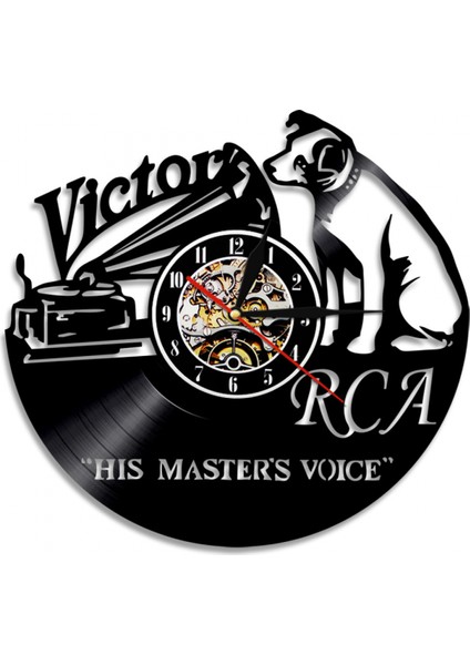 Işıkları ile 12 Inç Müzik Serisi Vinil Kayıt Duvar Saati Oturma Odası Duvar Saati LED Moda Yaratıcı Basit Modern Yatak Odası (Yurt Dışından)