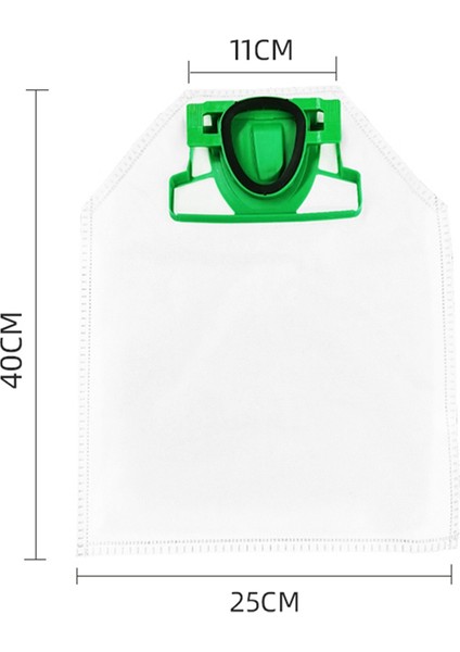 Yedek Yedek Bertaraf Toz Torbası Vorwerk Kobold VK200 Elektrikli Süpürge FP200 Filtre Torbası Aksesuarları Parçaları (Yurt Dışından)