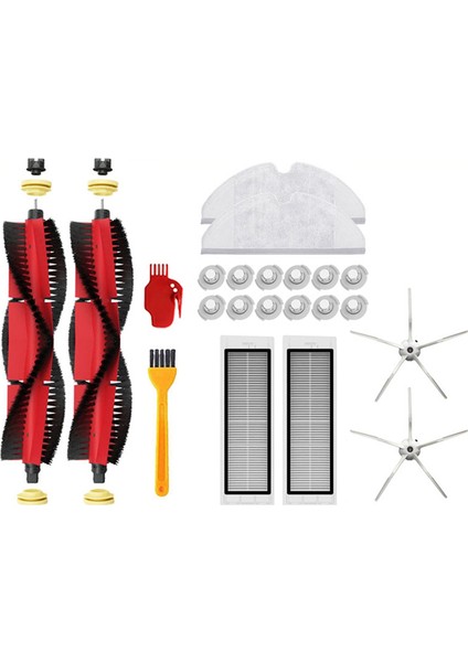 Ana Yan Fırça Filtresi ve Paspas Bezi Değiştirme Için Xiaomi Roborock S50 S51 S55 S6 Saf Robotik Elektrikli Süpürge (Yurt Dışından)