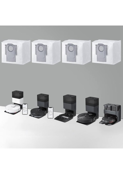 Roborock T8, G10S, Q7 Max, Q7 Max+, S7 Maxv Ultra Için 30 Adet Toz Torbası (Yurt Dışından) fırsatları