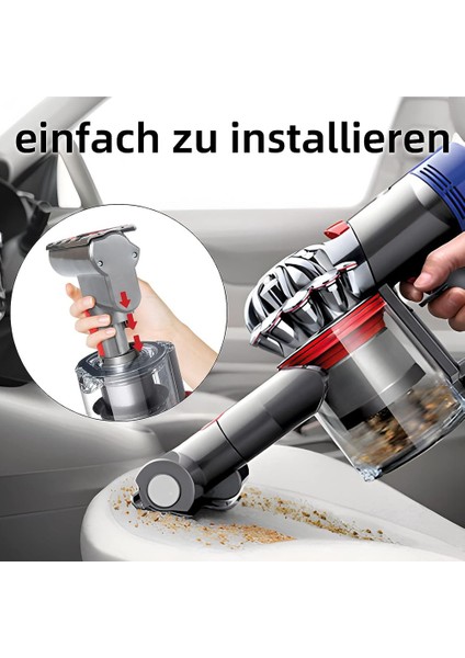 Mini Türbin Memesi Fırça Kafası Dyson V7 V8 V10 V11 V15 Akülü Elektrikli Süpürgeler Kafa Yedek Parçalar (Yurt Dışından)