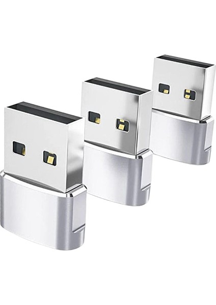 3x Taşınabilir Adaptör 1 - USB 2.0 Veri Iletim Kararlı Konektör, Fiş ve Argent (Yurt Dışından)