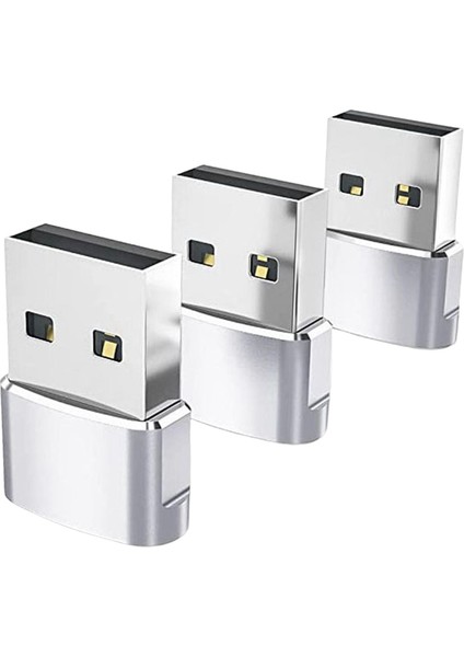3x Taşınabilir Adaptör 1 - USB 2.0 Veri Iletim Kararlı Konektör, Fiş ve Argent (Yurt Dışından) indirimleri