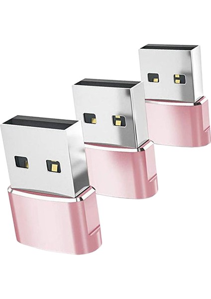 3 Adet 3.1 - USB 2.0 Adaptör Veri Aktarım Kadın Pembe Için Erkek (Yurt Dışından) fırsatları