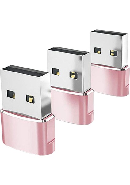 3 Adet 3.1 - USB 2.0 Adaptör Veri Aktarım Kadın Pembe Için Erkek (Yurt Dışından) indirimleri