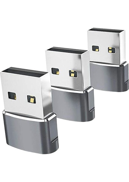 3pcs 3.1 Ila USB 2.0 Dönüştürücü Adaptör Veri Iletim Fişi ve Gri Için Oynatın (Yurt Dışından) fiyatları