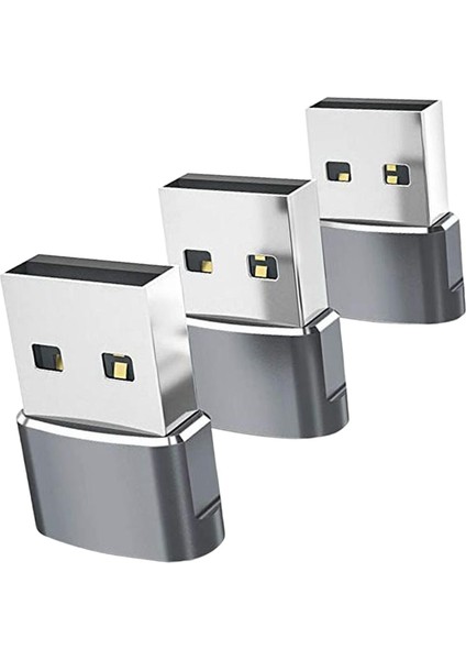 3pcs 3.1 Ila USB 2.0 Dönüştürücü Adaptör Veri Iletim Fişi ve Gri Için Oynatın (Yurt Dışından) fırsatları
