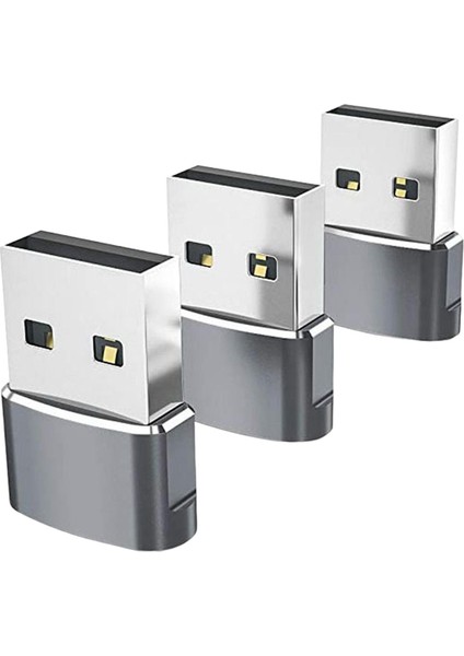 3pcs 3.1 Ila USB 2.0 Dönüştürücü Adaptör Veri Iletim Fişi ve Gri Için Oynatın (Yurt Dışından) indirimleri