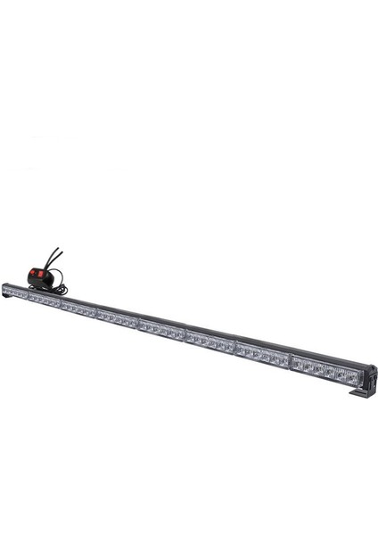 Çakar Lamba 3W 48 Power Ledli 117CM  Sarı Beyaz 17 Fonksiyonlu 12-24V  /  LAPA517-1