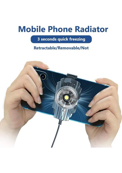 Android Için Telefon Soğutma Fanı Ios Tüm Tür Cep Telefonu 4.7 "-7.5" (Yurt Dışından) modelleri