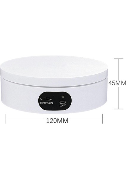 360 ° Elektrik Dönen Ekran Turntable Stand Dijital Ürünler Tutucu (Yurt Dışından) fırsatları