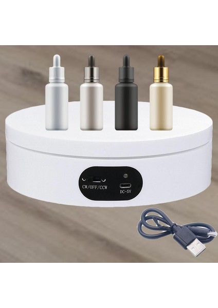 360 ° Elektrik Dönen Ekran Turntable Stand Dijital Ürünler Tutucu (Yurt Dışından) indirimleri