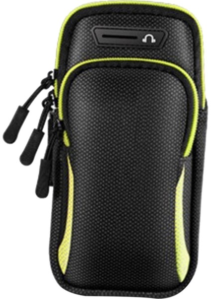 Açıkşu Cep Telefonu Bilek Kol Torbası Kılıf Kılıfı Torbası Yeşil (Yurt Dışından)