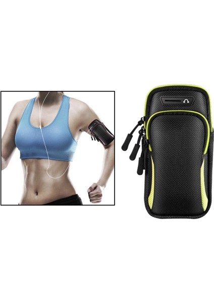 Açıkşu Cep Telefonu Bilek Kol Torbası Kılıf Kılıfı Torbası Yeşil (Yurt Dışından) indirimleri
