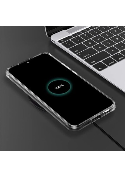 Samsung Galaxy S22 Uyumlu Kılıf Şaffaf Wireless Şarj Özellikli Magsafe Kılıf Kapak