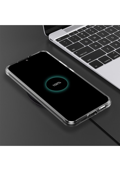 Samsung Galaxy S22 Plus Uyumlu Kılıf Şaffaf Wireless Şarj Özellikli Magsafe Kılıf Kapak