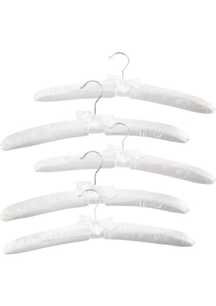 Kış Için Pas Önleyici Döner Krom Kancalı Saten Yastıklı Askılar (Yurt Dışından)