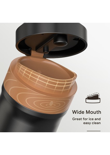 2'si 1 Arada Taşınabilir 320ML Cezve Fransız Pres Kahve Makinesi (Yurt Dışından)