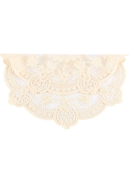Adet Avrupa Dantel Nakış Placemat Kahve Altlığı (Yurt Dışından)