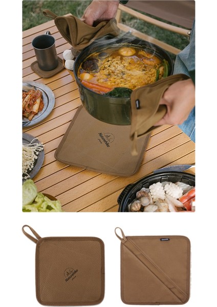 Naturehike Kanvas Isı Yalıtım Yastığı Kamp Ekipmanları Pot Pedi (Yurt Dışından)