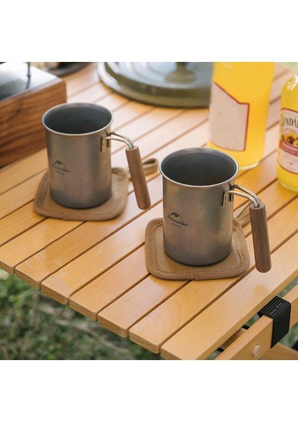 Naturehike Kanvas Isı Yalıtım Yastığı Kamp Ekipmanları Pot Pedi (Yurt Dışından)