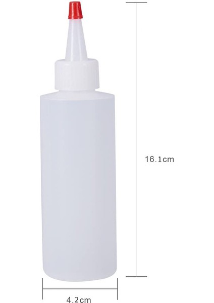 20PACK 120ML Pe Sıkıştırılmış Dağıtım Şişeleri, Kırmızı Kapaklı-El Sanatları Için (Yurt Dışından) fiyatları