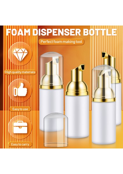 10PCS 30ML Plastik Köpük Şişe Sabun Musları Sıvı Dispenseri (Yurt Dışından)