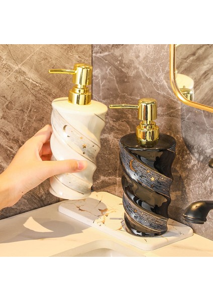 Seramik Sabunluk Banyo Sıvı Depolama Şişesi Beyaz (Yurt Dışından) fiyatları