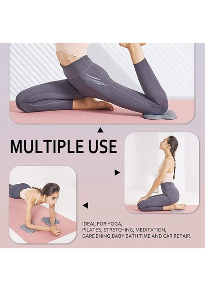 Dizler, Eller, Bilekler ve Dirsekler Için 2pcs Yoga Kaymaz Diz Çökme Pedi (Yurt Dışından)