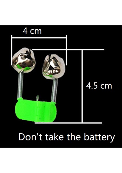 300 Adet Olta Takımı Çan Çift Çan Alarmı Deniz Direği Kelepçesi Çubuk Kelepçesi (Yurt Dışından)