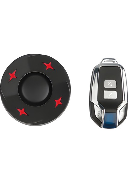 Bisiklet Alarmı Arka Lambası USB Şarjı Tek Uzaktan Kumandalı Bisiklet Işığı Freni (Yurt Dışından)