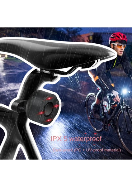 Bisiklet Alarmı Arka Lambası USB Şarjı Tek Uzaktan Kumandalı Bisiklet Işığı Freni (Yurt Dışından) modelleri