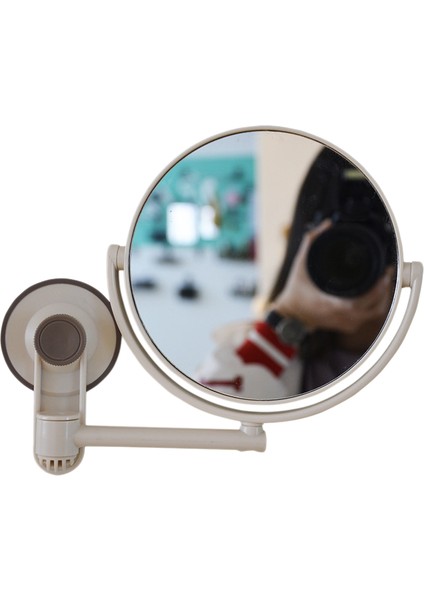 Banyo Aynası Kozmetik Ayna 1x/3x Büyütme Vantuz (Yurt Dışından)