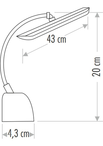 10W Mandarin LED Aplik(Krom Kasa)(Günışığı)