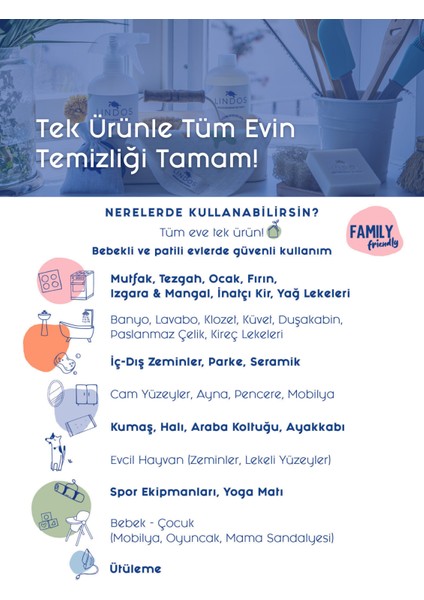 Doğal Konsantre Yüzey Temizleyici Çok Amaçlı Mutfak Banyo Zemin Fayans Derz Cam Leke Toz - Portakal modelleri