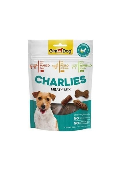 Charlies Meaty Mix Sığır Etli, Kuzu Etli Köpek Ödülü 70 gr