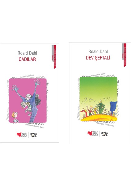 Can Yayınları Dev şeftali - Cadılar (Roald Dahl) - 2 Kitap