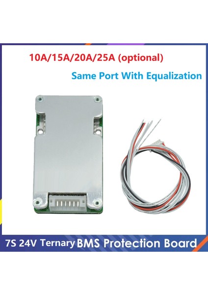 7s 24V 25A Üçlü Bms Kartı 18650 Güneş Sokak Lambası Pili Için Eşitleme ile Aynı Bağlantı Noktası (Yurt Dışından)